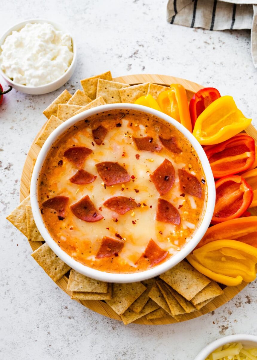 Cottage Cheese Pizza Bowl (Viral Recipe)