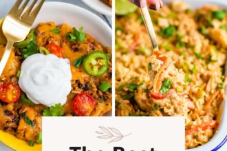 Collage of 4 Healthy Spaghetti Squash Recipes