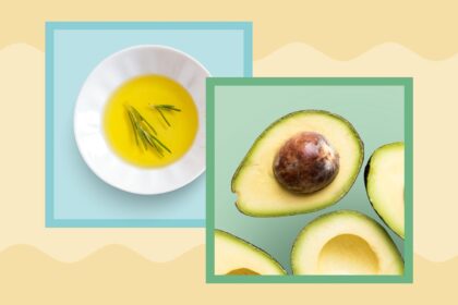 olive oil and avocado