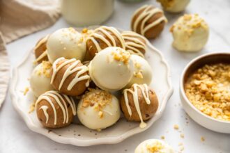 No-Bake Carrot Cake Protein Balls