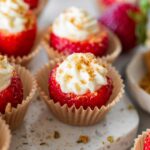 High-Protein Cheesecake Stuffed Strawberries