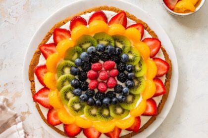 Sugar Cookie Fruit Pizza